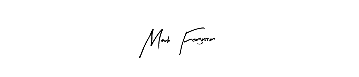 if you are searching for the best signature style for your name Mark Fergusson. so please give up your signature search. here we have designed multiple signature styles  using Arty Signature. Mark Fergusson signature style 8 images and pictures png