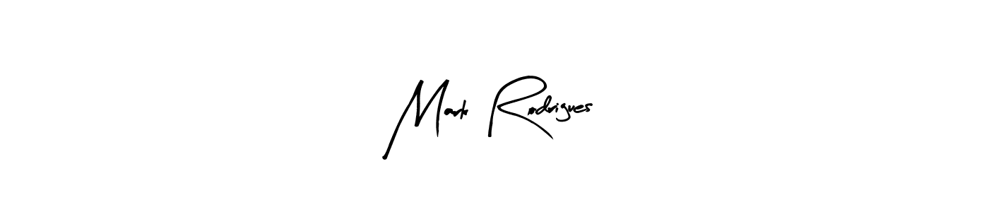 You should practise on your own different ways (Arty Signature) to write your name (Mark Rodrigues) in signature. don't let someone else do it for you. Mark Rodrigues signature style 8 images and pictures png