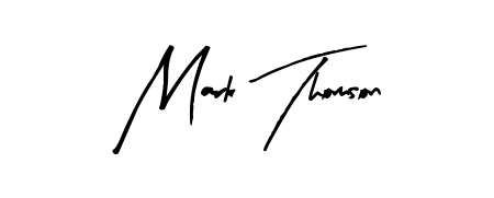 Get an exclusive digital autograph for Mark Thomson. The Arty Signature typeface captures the charm of real penmanship on paper. Mark Thomson signature style 8 images and pictures png