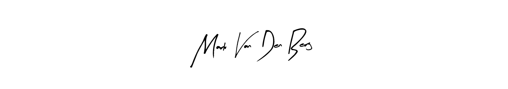 Use a signature maker to create a handwritten signature online. With this signature software, you can design (Arty Signature) your own signature for name Mark Van Den Berg. Mark Van Den Berg signature style 8 images and pictures png