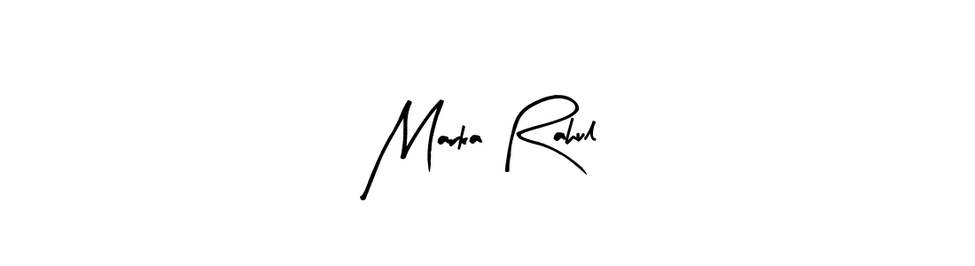 Also we have Marka Rahul name is the best signature style. Create professional handwritten signature collection using Arty Signature autograph style. Marka Rahul signature style 8 images and pictures png