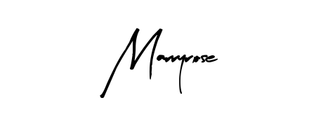 Stand out with a creative autograph for Marryrose. The Arty Signature styling blends modern aesthetics with classic signature flourishes. Marryrose signature style 8 images and pictures png
