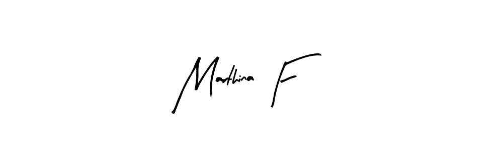 Also You can easily find your signature by using the search form. We will create Marthina F name handwritten signature images for you free of cost using Arty Signature sign style. Marthina F signature style 8 images and pictures png