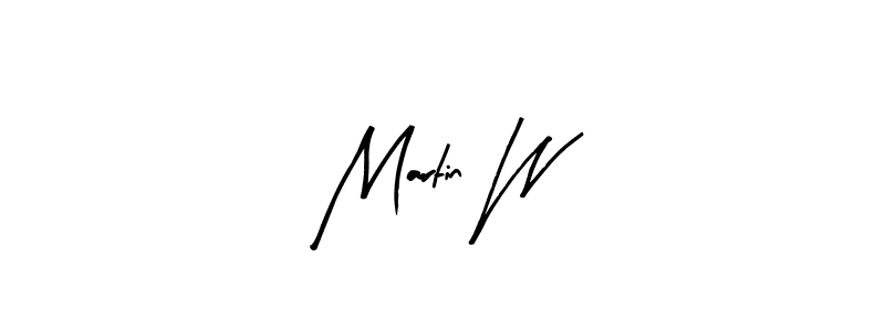 Design your own signature with our free online signature maker. With this signature software, you can create a handwritten (Arty Signature) signature for name Martin W. Martin W signature style 8 images and pictures png