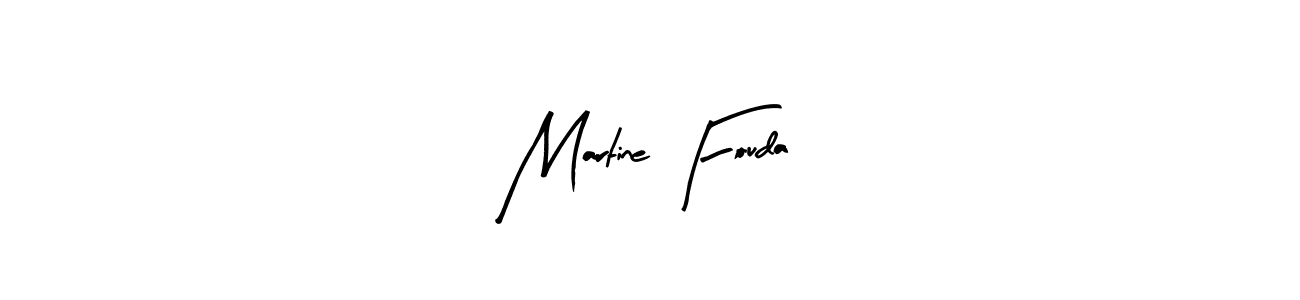 if you are searching for the best signature style for your name Martine Fouda. so please give up your signature search. here we have designed multiple signature styles  using Arty Signature. Martine Fouda signature style 8 images and pictures png