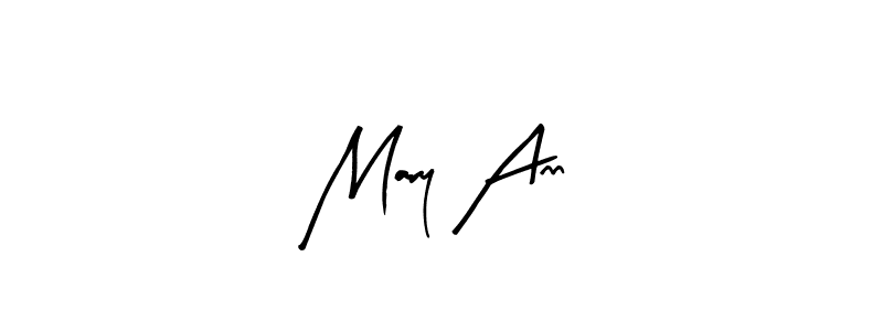 How to make Mary Ann name signature. Use Arty Signature style for creating short signs online. This is the latest handwritten sign. Mary Ann signature style 8 images and pictures png