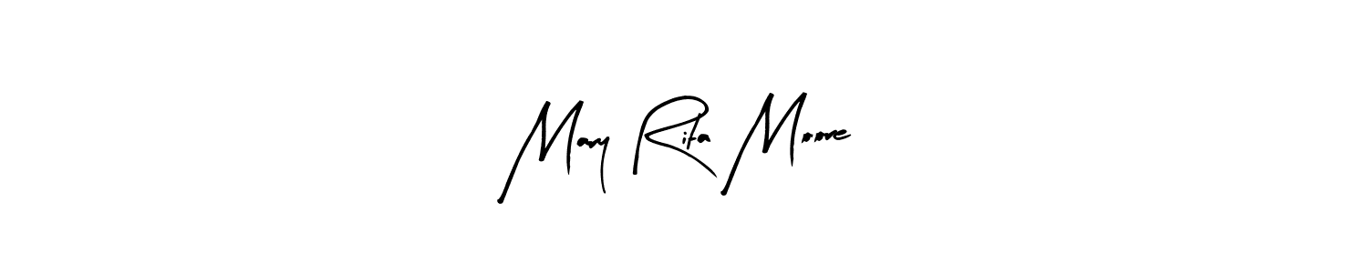 Arty Signature is a professional signature style that is perfect for those who want to add a touch of class to their signature. It is also a great choice for those who want to make their signature more unique. Get Mary Rita Moore name to fancy signature for free. Mary Rita Moore signature style 8 images and pictures png