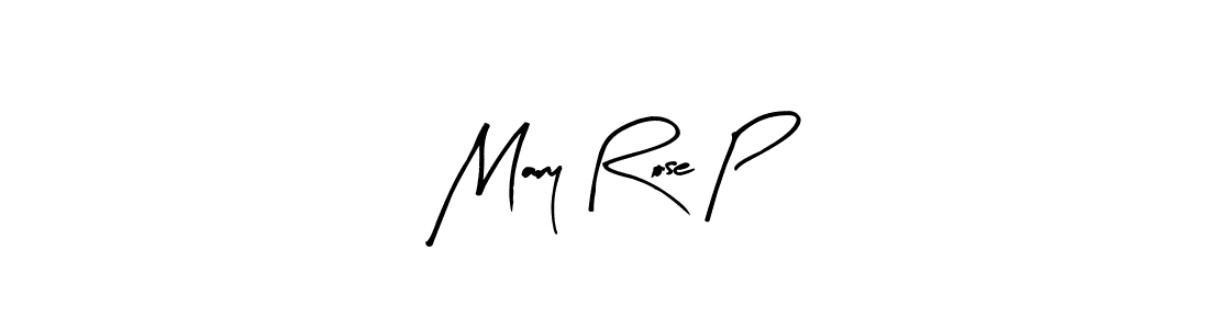 Also we have Mary Rose P name is the best signature style. Create professional handwritten signature collection using Arty Signature autograph style. Mary Rose P signature style 8 images and pictures png
