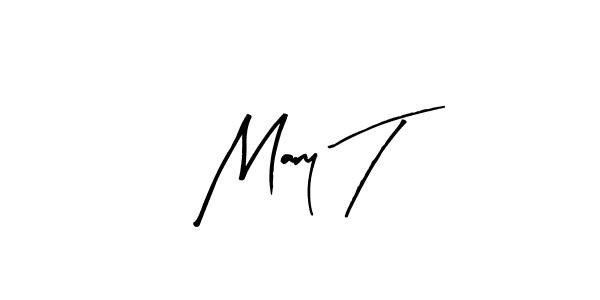 Similarly Arty Signature is the best handwritten signature design. Signature creator online .You can use it as an online autograph creator for name Mary T. Mary T signature style 8 images and pictures png