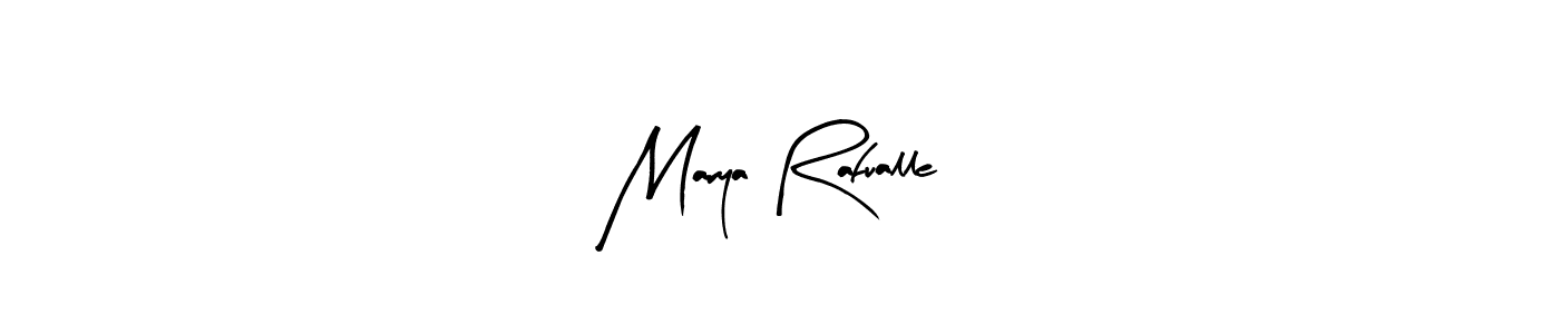 Design your own signature with our free online signature maker. With this signature software, you can create a handwritten (Arty Signature) signature for name Marya Rafualle. Marya Rafualle signature style 8 images and pictures png