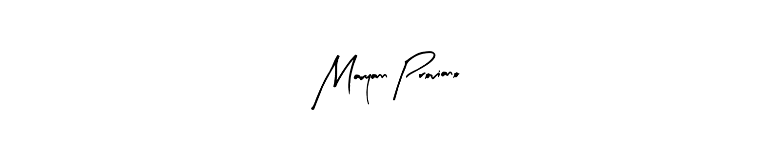 How to make Maryann Proviano signature? Arty Signature is a professional autograph style. Create handwritten signature for Maryann Proviano name. Maryann Proviano signature style 8 images and pictures png