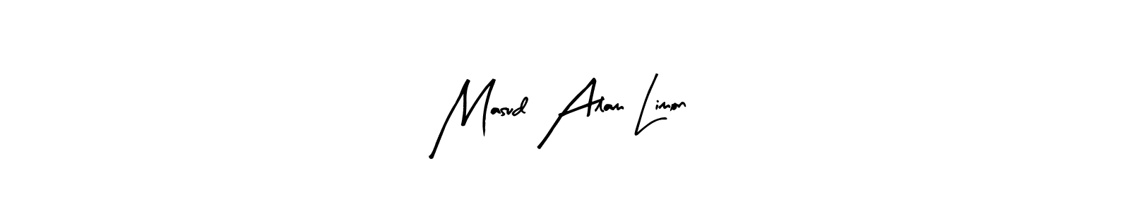 Make a beautiful signature design for name Masud Alam Limon. Use this online signature maker to create a handwritten signature for free. Masud Alam Limon signature style 8 images and pictures png