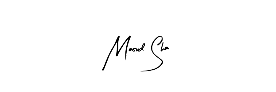 Design your own signature with our free online signature maker. With this signature software, you can create a handwritten (Arty Signature) signature for name Masud Sha. Masud Sha signature style 8 images and pictures png