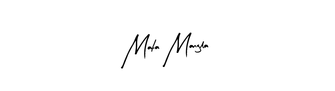 Make a beautiful signature design for name Mata Mangla. Use this online signature maker to create a handwritten signature for free. Mata Mangla signature style 8 images and pictures png