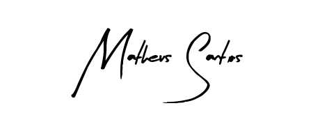 Enhance your business communications with Matheus Santos signature in Arty Signature lettering. Clean, modern, and universally compatible. Matheus Santos signature style 8 images and pictures png