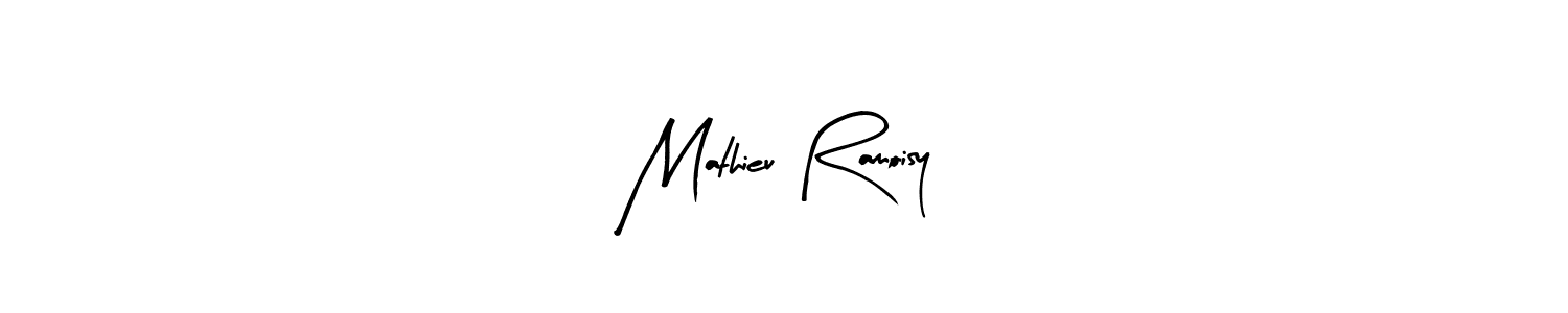 Create a beautiful signature design for name Mathieu Ramoisy. With this signature (Arty Signature) fonts, you can make a handwritten signature for free. Mathieu Ramoisy signature style 8 images and pictures png