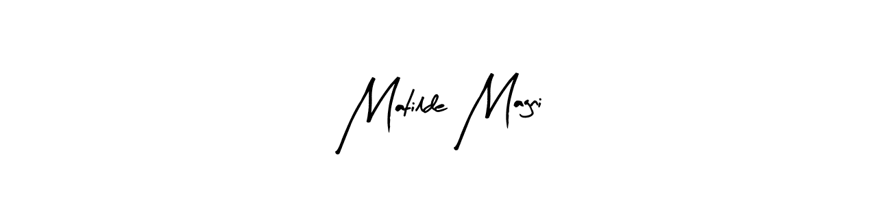 Check out images of Autograph of Matilde Magni name. Actor Matilde Magni Signature Style. Arty Signature is a professional sign style online. Matilde Magni signature style 8 images and pictures png