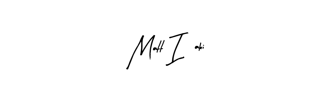 The best way (Arty Signature) to make a short signature is to pick only two or three words in your name. The name Matt Iñaki include a total of six letters. For converting this name. Matt Iñaki signature style 8 images and pictures png