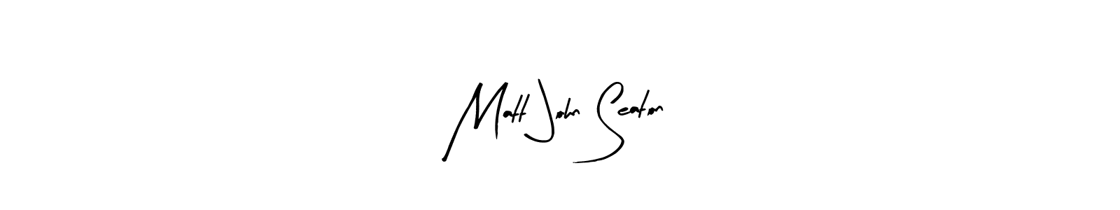 Design your own signature with our free online signature maker. With this signature software, you can create a handwritten (Arty Signature) signature for name Matt John Seaton. Matt John Seaton signature style 8 images and pictures png