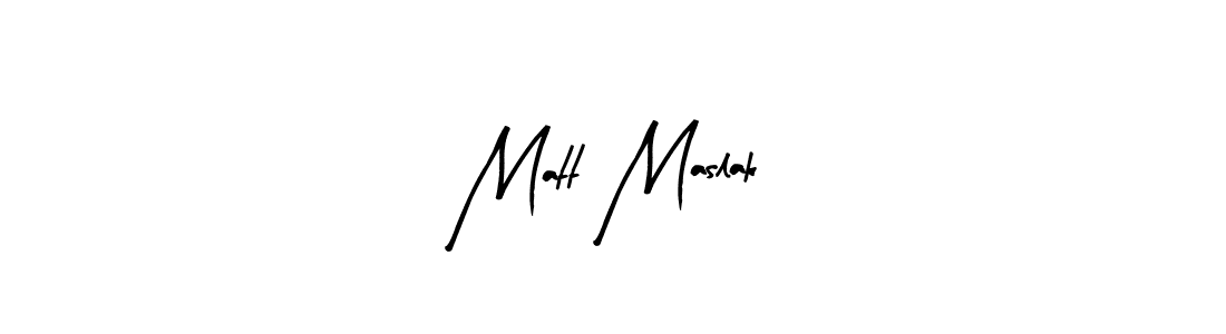 Use a signature maker to create a handwritten signature online. With this signature software, you can design (Arty Signature) your own signature for name Matt Maslak. Matt Maslak signature style 8 images and pictures png