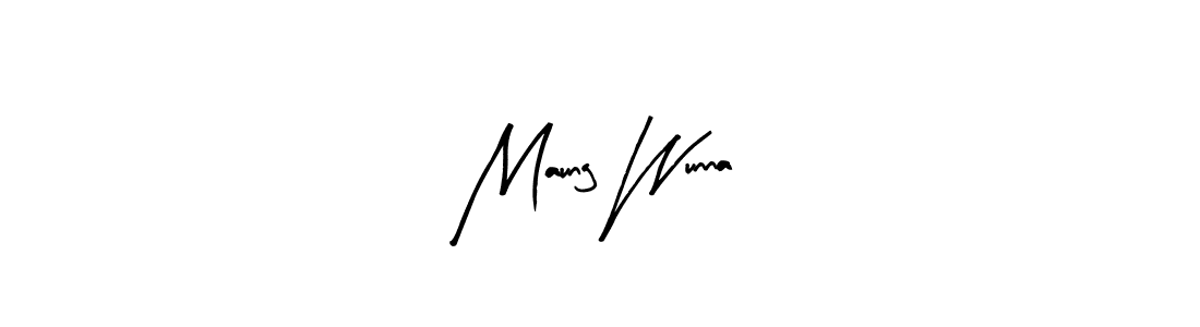 Here are the top 10 professional signature styles for the name Maung Wunna. These are the best autograph styles you can use for your name. Maung Wunna signature style 8 images and pictures png