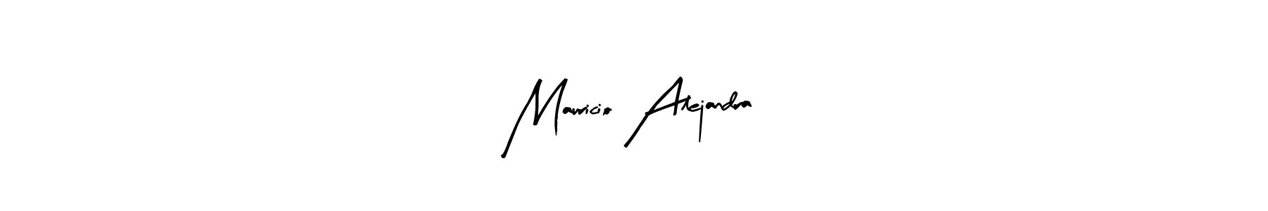 Also You can easily find your signature by using the search form. We will create Mauricio Alejandra name handwritten signature images for you free of cost using Arty Signature sign style. Mauricio Alejandra signature style 8 images and pictures png