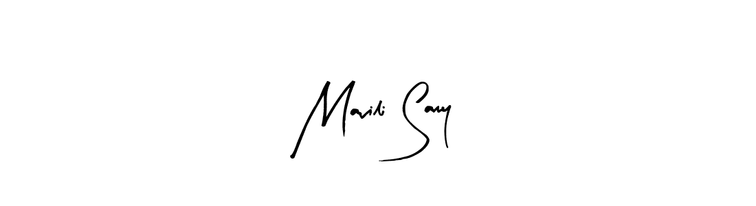 Design your own signature with our free online signature maker. With this signature software, you can create a handwritten (Arty Signature) signature for name Mavili Samy. Mavili Samy signature style 8 images and pictures png