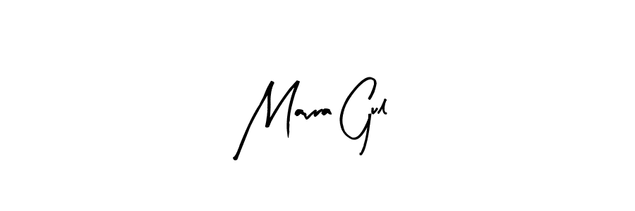 Similarly Arty Signature is the best handwritten signature design. Signature creator online .You can use it as an online autograph creator for name Mavra Gul. Mavra Gul signature style 8 images and pictures png