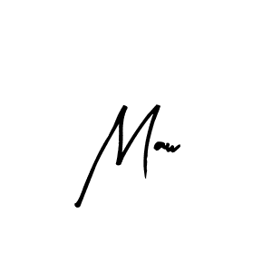 Similarly Arty Signature is the best handwritten signature design. Signature creator online .You can use it as an online autograph creator for name Maw. Maw signature style 8 images and pictures png