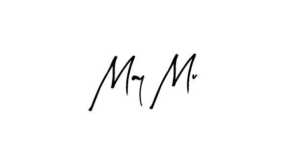 The best way (Arty Signature) to make a short signature is to pick only two or three words in your name. The name May Mu include a total of six letters. For converting this name. May Mu signature style 8 images and pictures png