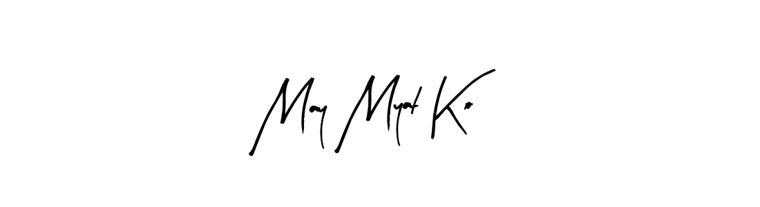 May Myat Ko stylish signature style. Best Handwritten Sign (Arty Signature) for my name. Handwritten Signature Collection Ideas for my name May Myat Ko. May Myat Ko signature style 8 images and pictures png