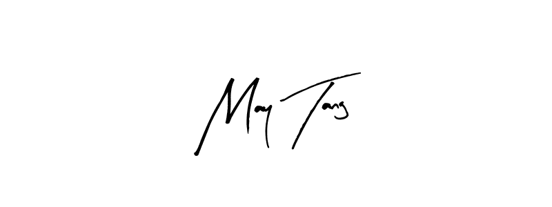 Create a beautiful signature design for name May Tang. With this signature (Arty Signature) fonts, you can make a handwritten signature for free. May Tang signature style 8 images and pictures png