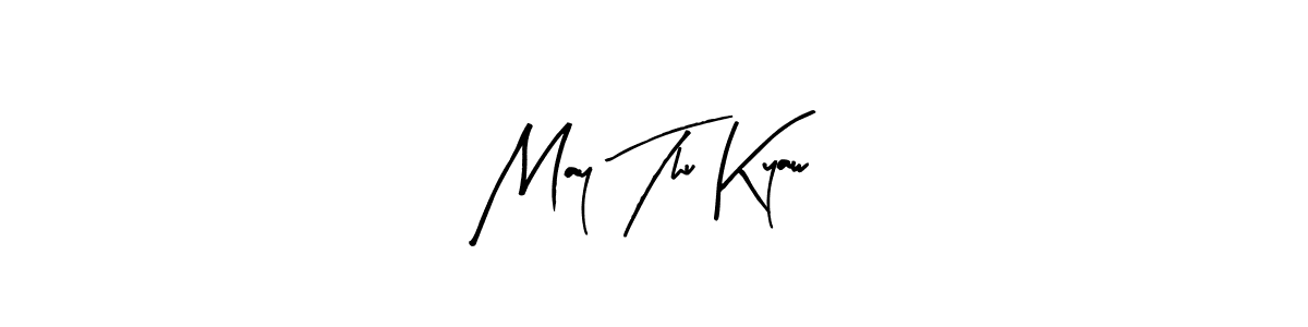 How to Draw May Thu Kyaw signature style? Arty Signature is a latest design signature styles for name May Thu Kyaw. May Thu Kyaw signature style 8 images and pictures png