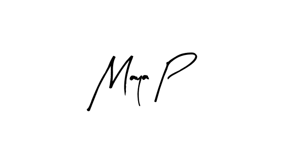 Make a beautiful signature design for name Maya P. With this signature (Arty Signature) style, you can create a handwritten signature for free. Maya P signature style 8 images and pictures png