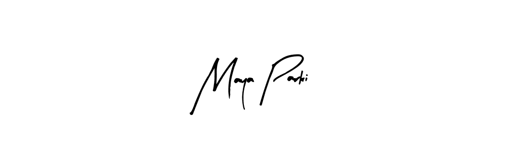 See photos of Maya Parki official signature by Spectra . Check more albums & portfolios. Read reviews & check more about Arty Signature font. Maya Parki signature style 8 images and pictures png