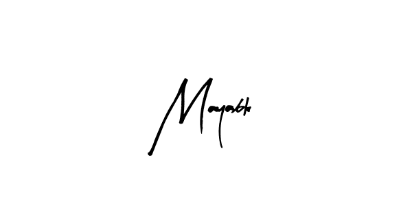 Make a beautiful signature design for name Mayabk. With this signature (Arty Signature) style, you can create a handwritten signature for free. Mayabk signature style 8 images and pictures png