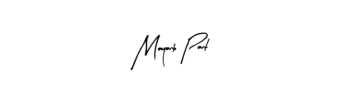 if you are searching for the best signature style for your name Mayank Pant. so please give up your signature search. here we have designed multiple signature styles  using Arty Signature. Mayank Pant signature style 8 images and pictures png