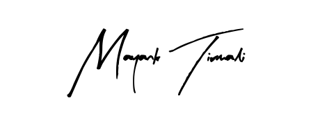 The Arty Signature font transforms the name Mayank Tirmali into an executive sign with sharp precision and distinguished character. Mayank Tirmali signature style 8 images and pictures png