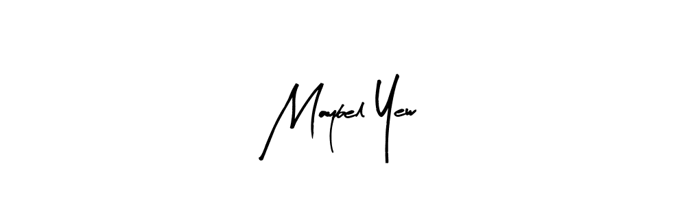 Use a signature maker to create a handwritten signature online. With this signature software, you can design (Arty Signature) your own signature for name Maybel Yew. Maybel Yew signature style 8 images and pictures png