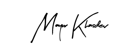 Make a beautiful signature design for name Mayur Khasdev. Use this online signature maker to create a handwritten signature for free. Mayur Khasdev signature style 8 images and pictures png