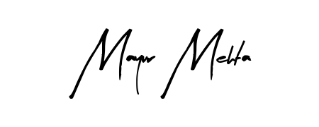 Get inspired by this graceful Arty Signature signature style for name Mayur Mehta. Smooth loops and balanced proportions for everyday use. Mayur Mehta signature style 8 images and pictures png