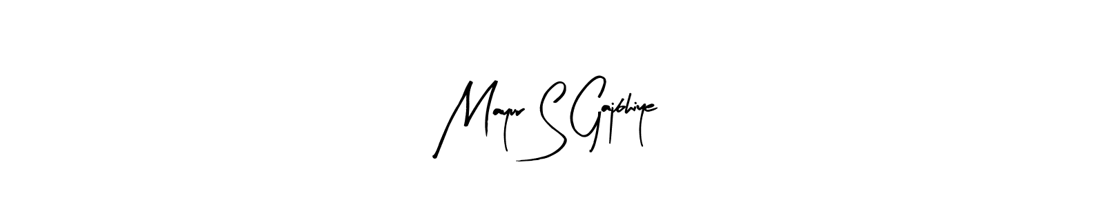 Make a beautiful signature design for name Mayur S Gajbhiye. Use this online signature maker to create a handwritten signature for free. Mayur S Gajbhiye signature style 8 images and pictures png