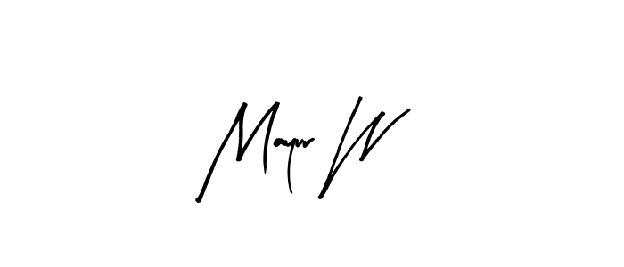 Best and Professional Signature Style for Mayur W. Arty Signature Best Signature Style Collection. Mayur W signature style 8 images and pictures png