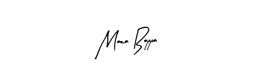 The best way (Arty Signature) to make a short signature is to pick only two or three words in your name. The name Maza Bappa include a total of six letters. For converting this name. Maza Bappa signature style 8 images and pictures png