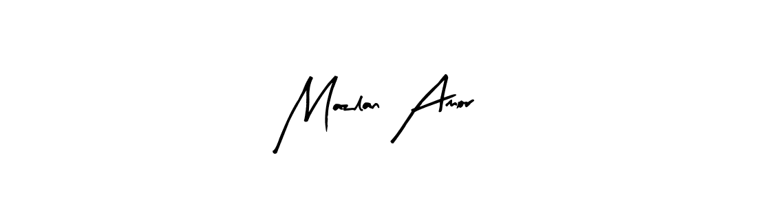 How to make Mazlan Amor signature? Arty Signature is a professional autograph style. Create handwritten signature for Mazlan Amor name. Mazlan Amor signature style 8 images and pictures png
