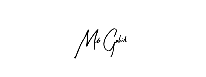 Also we have Mb Gohil name is the best signature style. Create professional handwritten signature collection using Arty Signature autograph style. Mb Gohil signature style 8 images and pictures png