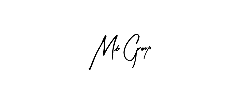 Create a beautiful signature design for name Mb Group. With this signature (Arty Signature) fonts, you can make a handwritten signature for free. Mb Group signature style 8 images and pictures png