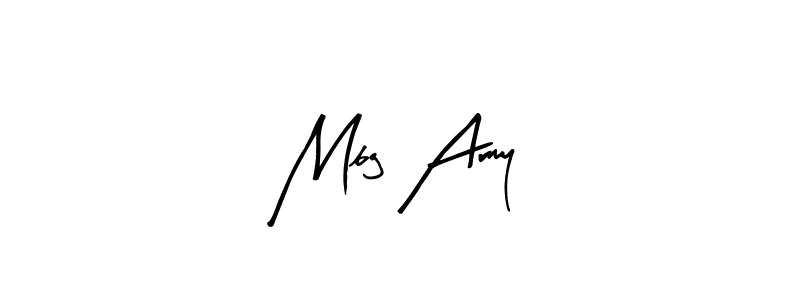 The best way (Arty Signature) to make a short signature is to pick only two or three words in your name. The name Mbg Army include a total of six letters. For converting this name. Mbg Army signature style 8 images and pictures png