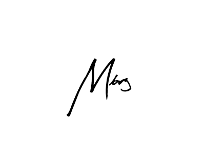 Create a beautiful signature design for name Mbrg. With this signature (Arty Signature) fonts, you can make a handwritten signature for free. Mbrg signature style 8 images and pictures png