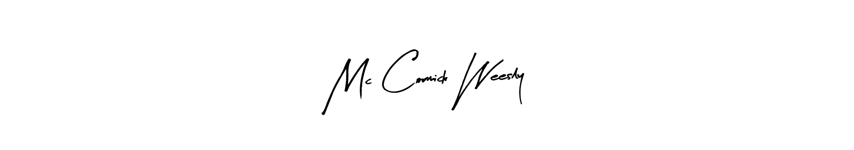 Best and Professional Signature Style for Mc Cormick Weesly. Arty Signature Best Signature Style Collection. Mc Cormick Weesly signature style 8 images and pictures png